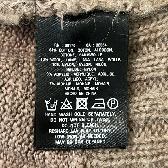 Sleeping on Snow Tan Multi-Texture Open Cardigan - Picture 13 of 16